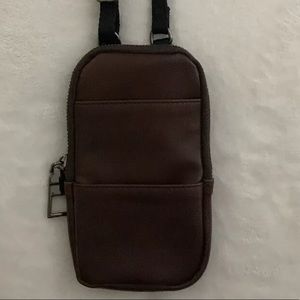 Zara Brown Phone / wallet crossbody bag